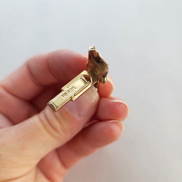 SWANK T Bird Ford Thunderbird Cuff Link Vintage Cufflinks Men's Pair Men's Jewel - Picture 4 of 7